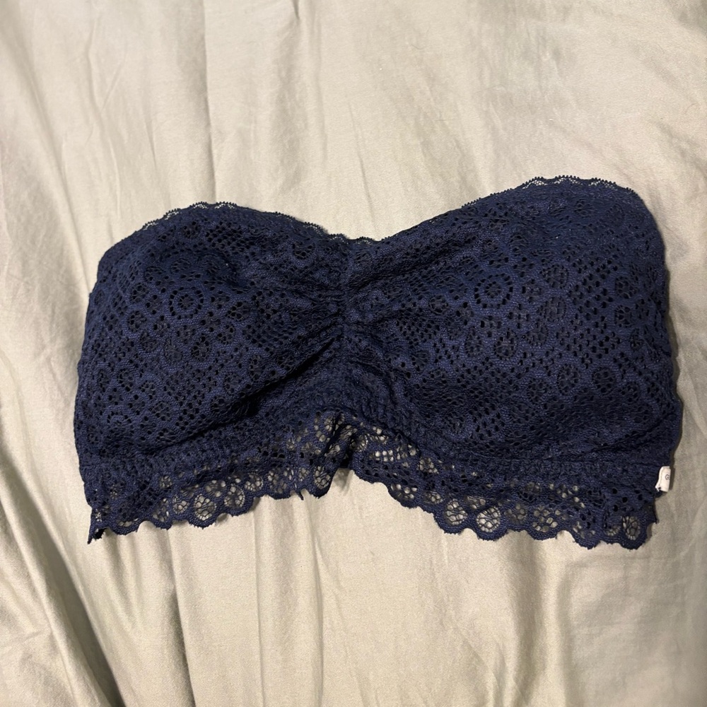 Gilly Hicks Navy lace bandeau
